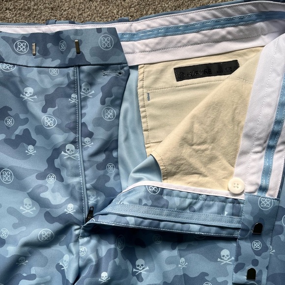 Mens G/FORE Icon Camo Golf Shorts Skull and Tees Size 38 - Picture 5 of 9